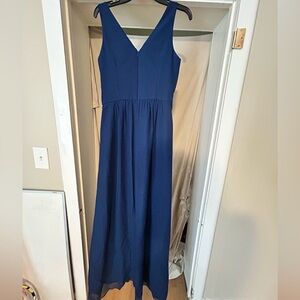 Navy Bridesmaids Dress | Blue wedding guest dress | Weddington Way Size 8